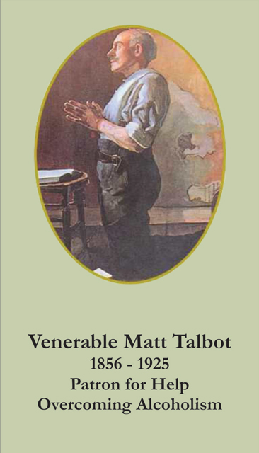 Venerable Matt Talbot Prayer Card (Patron Against Alcoholism)